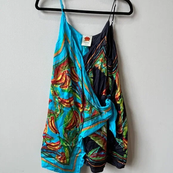 FARM RIO Mixed Banana Wrap Dress - Picture 6 of 6